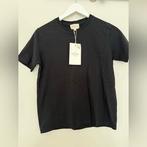Sezane Conrad T-Shirt Women’s Black Classic Crew Neck